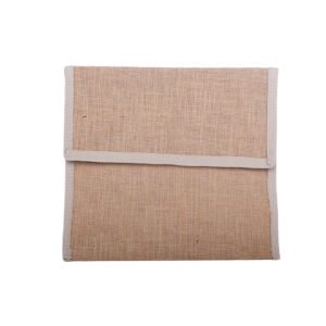 Natural Beige Jute Pouch